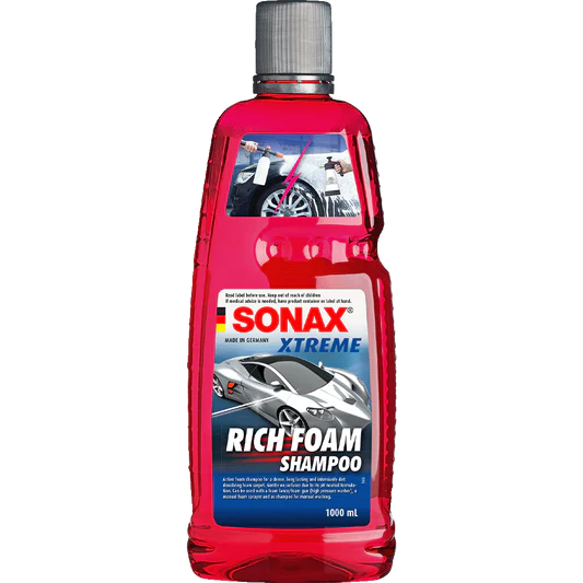 SONAX XTREME RichFoam Shampoo, Dirt Dissolving, Non-Stripping