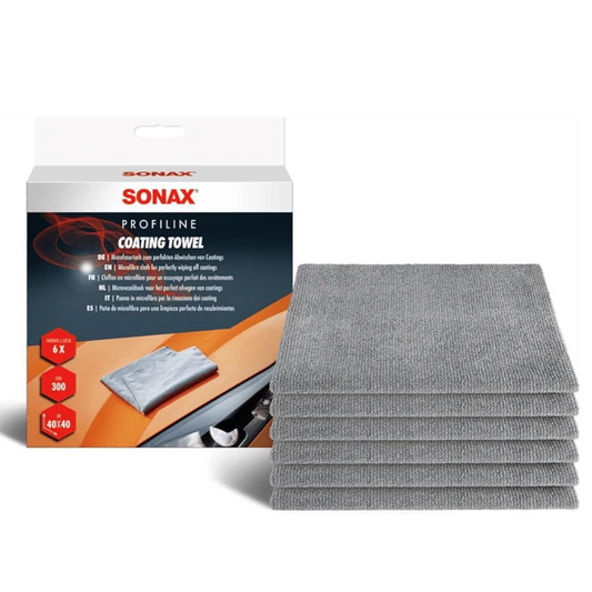 SONAX Ceramic Coating Towel Microfibre 6 pack