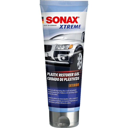 SONAX Xtreme Plastic Restorer Gel Exterior, Long-Lasting Protection.
