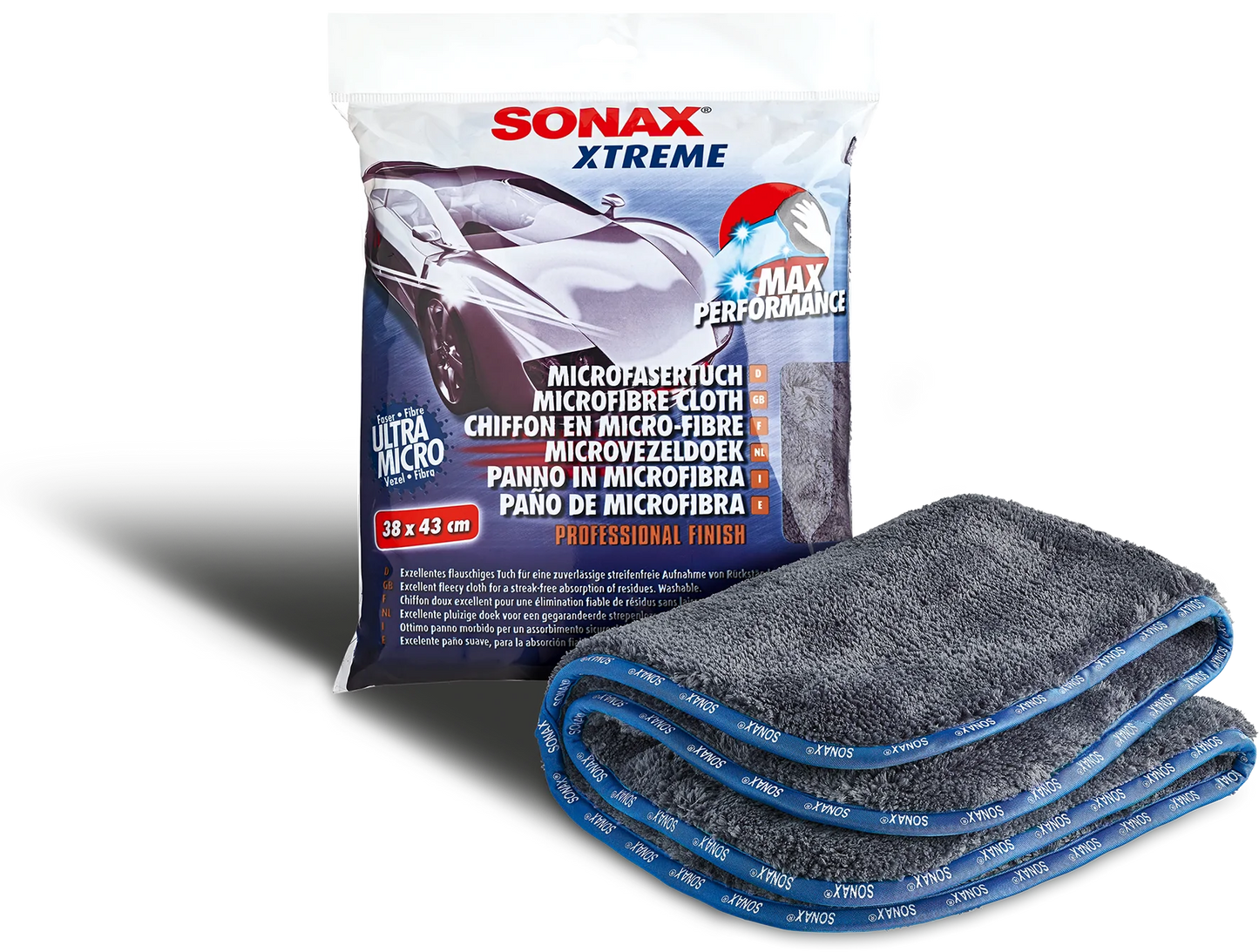 SONAX XTREME Microfibre Towel Professional Grade 1300GSM