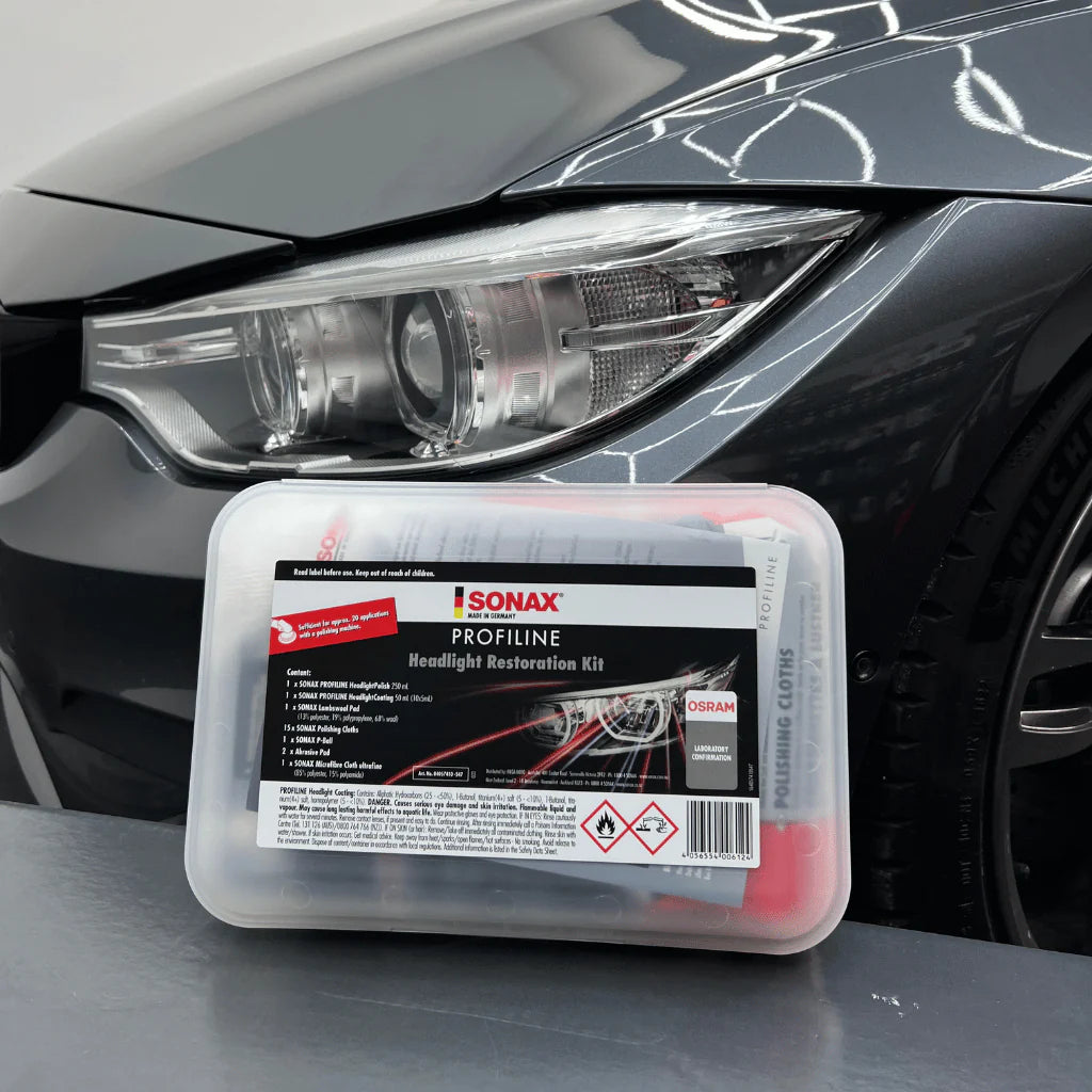 SONAX PROFILINE HEADLIGHT RESTORATION KIT- Sufficient for 20 applications!