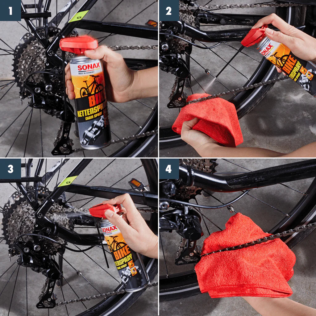 SONAX BIKE CHAIN SPRAY WITH EASYSPRAY (300 ML)