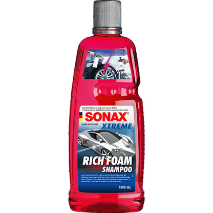 SONAX XTREME RichFoam Shampoo, Dirt Dissolving, Non-Stripping