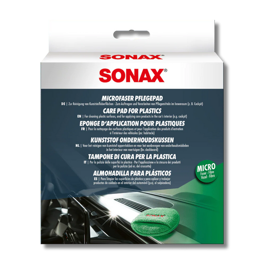 SONAX Microfibre Care Pad for Plastics