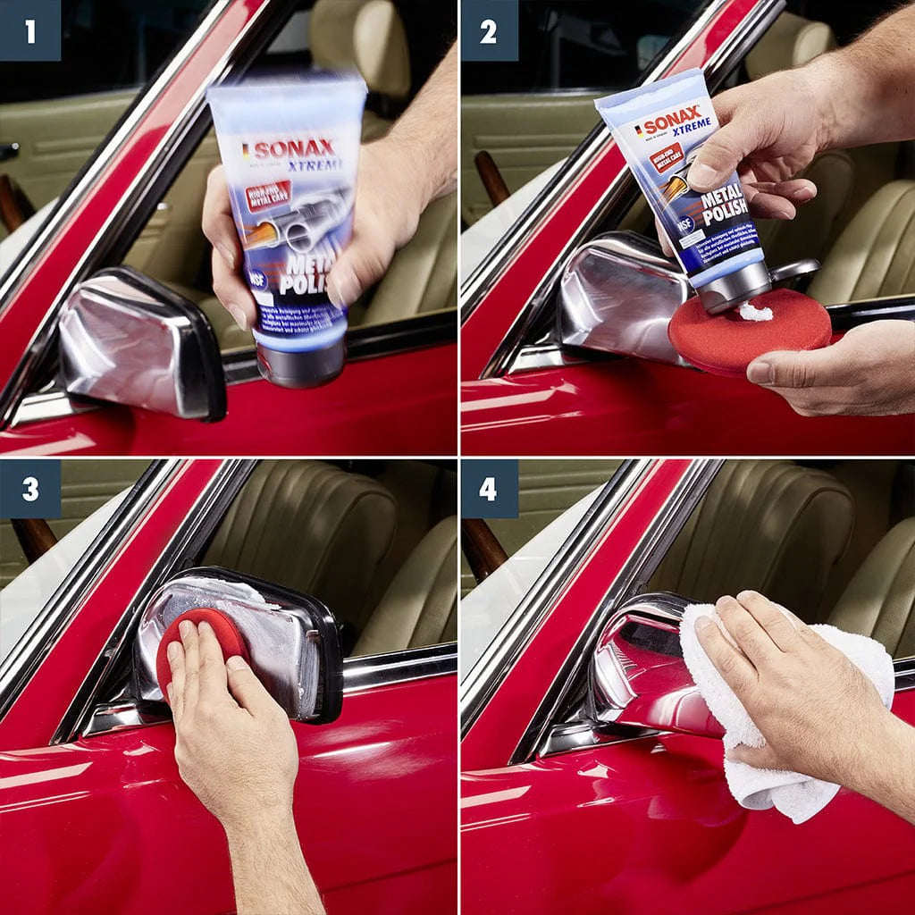 XTREME METAL POLISH, CLEANS PREVENTS TARNISHING AND SHINES.