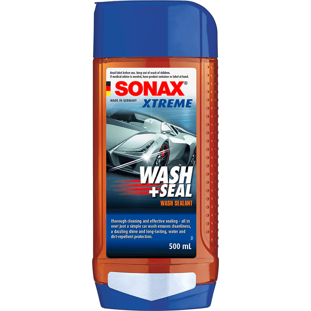 XTREME WASH + SEAL, 2 IN 1 CLEAN AND SEAL.