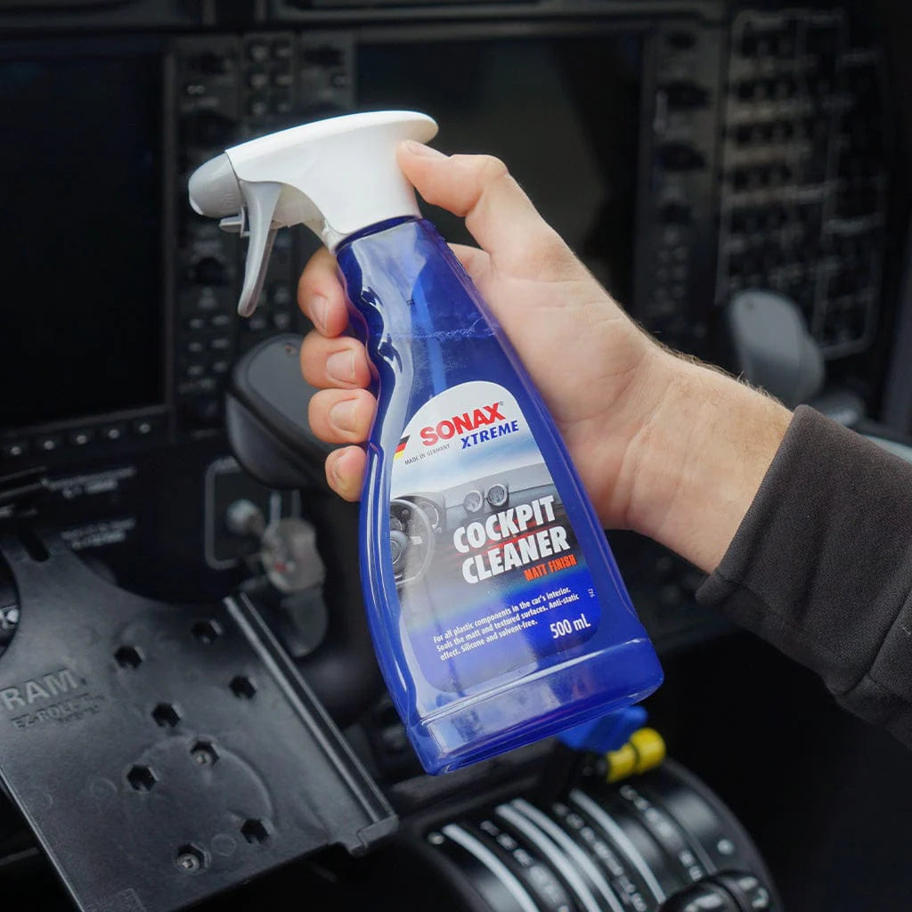 XTREME COCKPIT CLEANER MATT FINISH, NO GLARE AND VERSATILE.