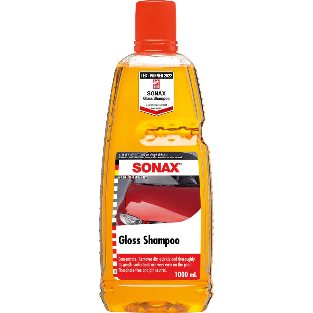 SONAX GLOSS CAR WASH SHAMPOO CONCENTRATE, PH NEUTRAL