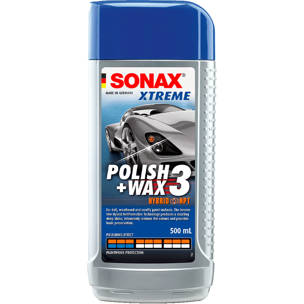 XTREME POLISH + WAX 3 HYBRID NPT, OLDER WEATHERED PAINTWORK.