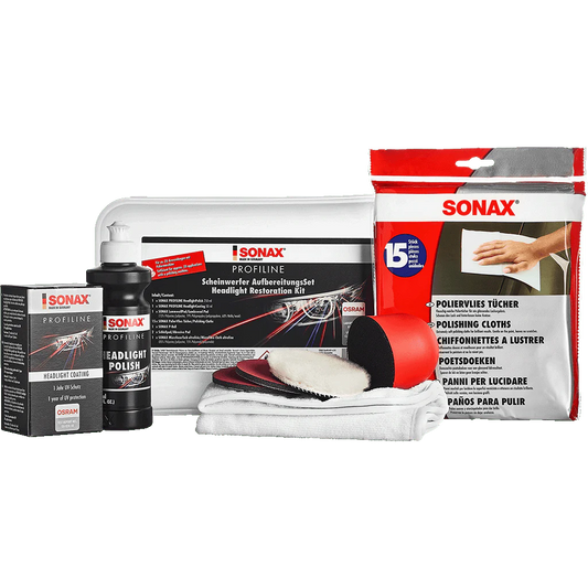 SONAX PROFILINE HEADLIGHT RESTORATION KIT- Sufficient for 20 applications!