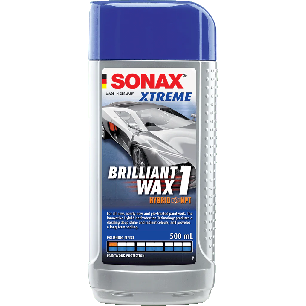 SONAX XTREME BRILLIANT QUICK WAX 1 HYBRID NPT, LIQUID PROTECTIVE WAX.