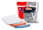 SONAX MICROFIBRE CLOTHS ULTRAFINE, SOFT AND ABSORBENT, 3 IN A PACK.
