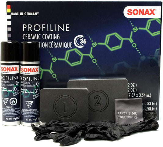 SONAX PROFILINE CERAMIC COATING CC36. EASY APPLICATION KIT