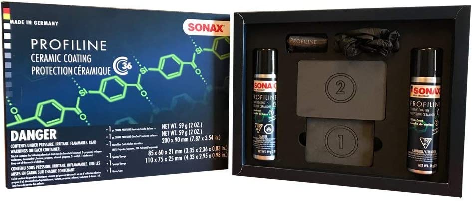 SONAX PROFILINE CERAMIC COATING CC36. EASY APPLICATION KIT