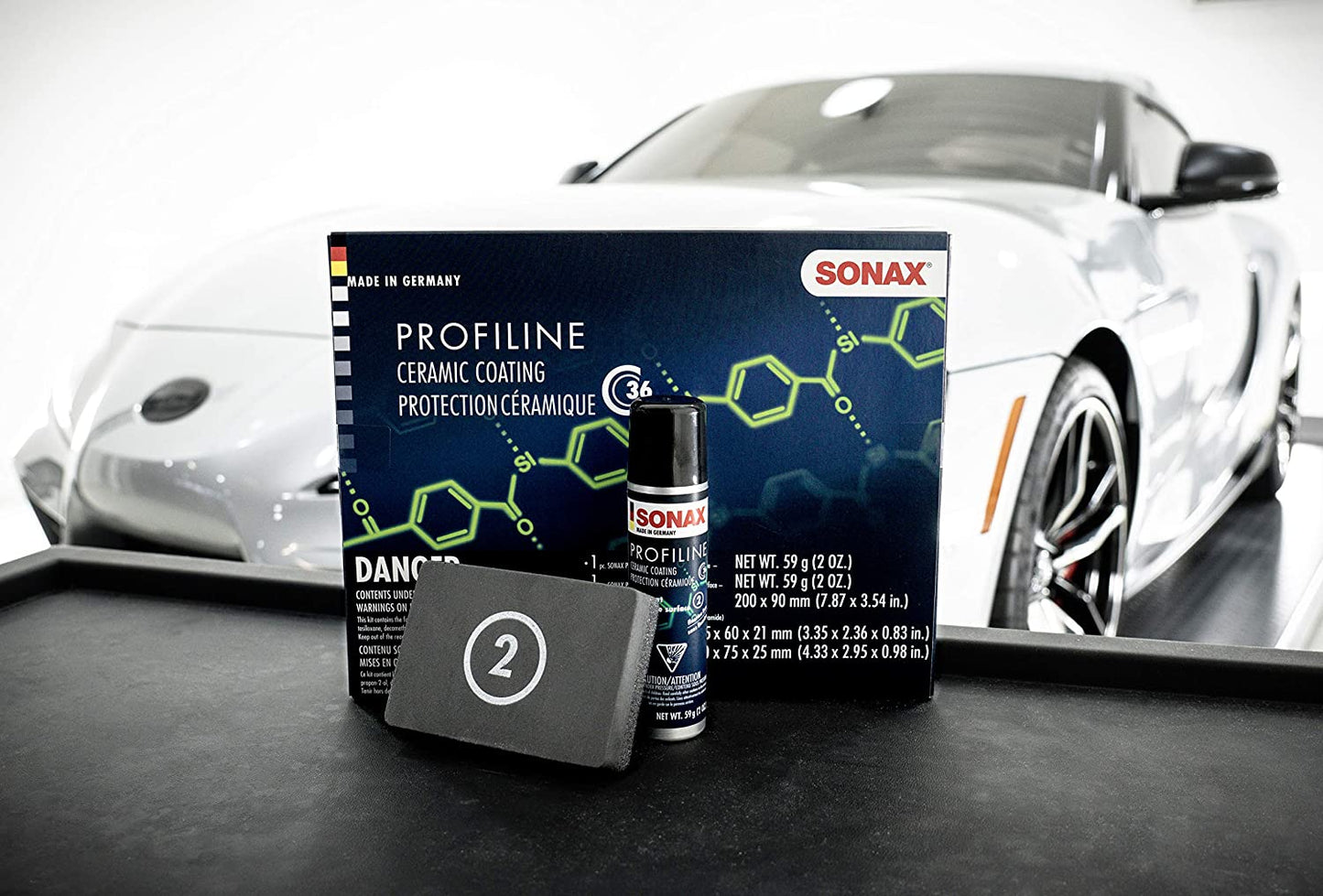 SONAX PROFILINE CERAMIC COATING CC36. EASY APPLICATION KIT