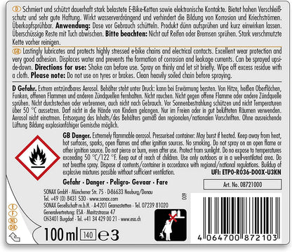SONAX E-Bike Chain Lubricant Oil