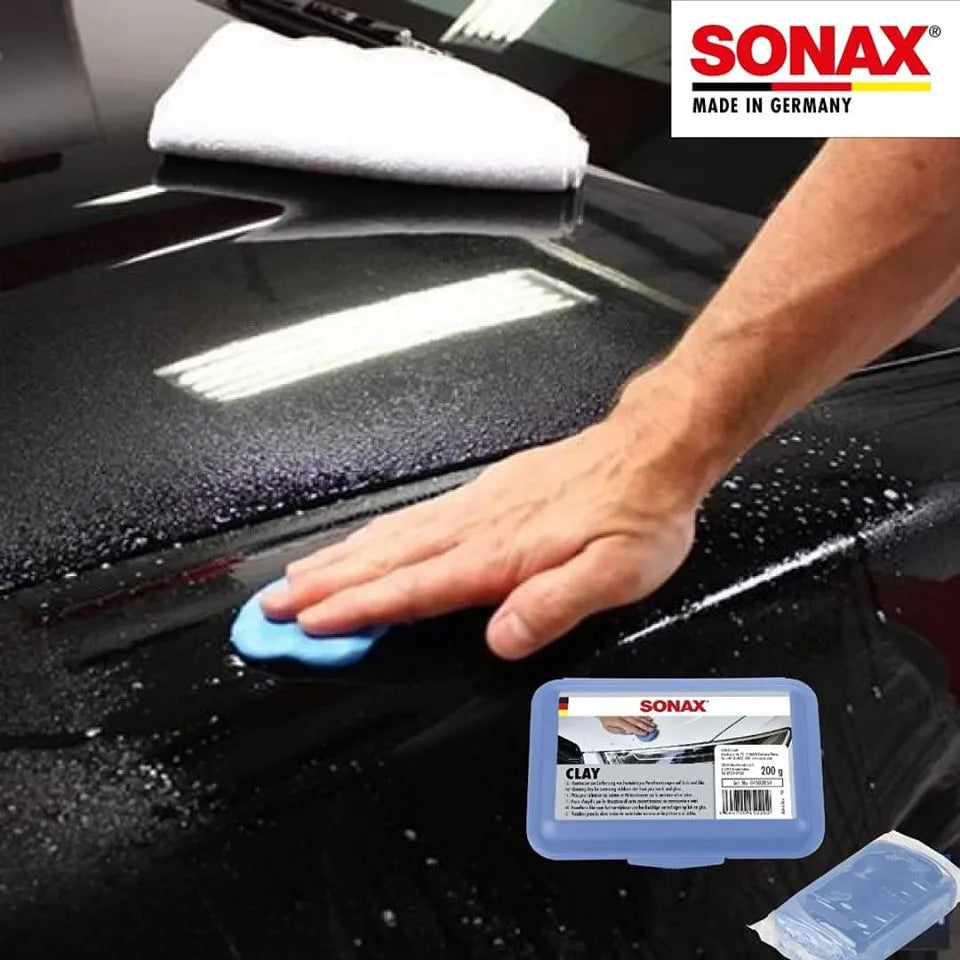 SONAX CLAY BAR, PAINT SURFACE DECONTAMINATION TOOL 200g.